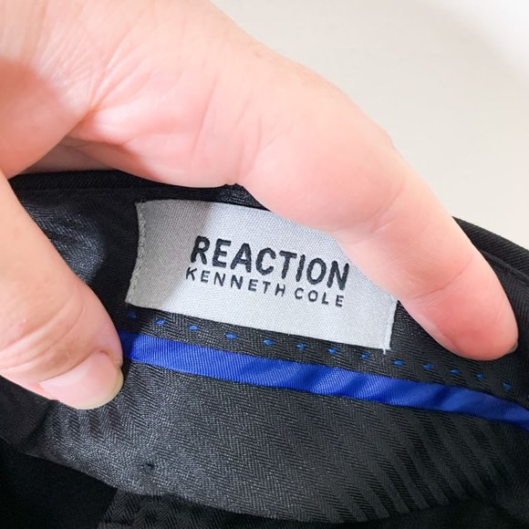 Kenneth Cole Reaction tuxedo black dress pants 40 x 46 - Picture 5 of 7